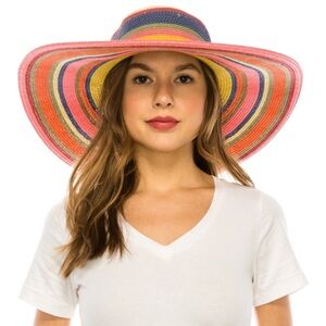Colorful Striped Sun Hat